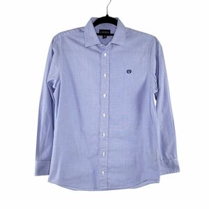 Lauren Ralph Lauren Boys Size 18 Blue Long Sleeve Button-Up Dress Shirt RL Logo